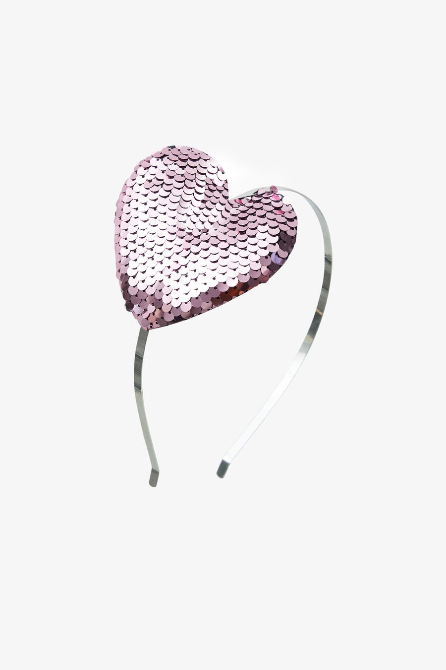 HEART HEADBAND in colour PARTY PINK