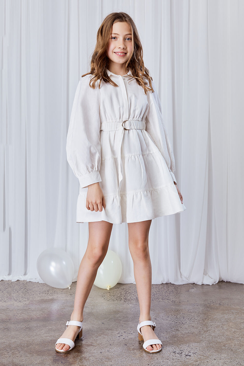 GIRLS MINI SHIRT DRESS