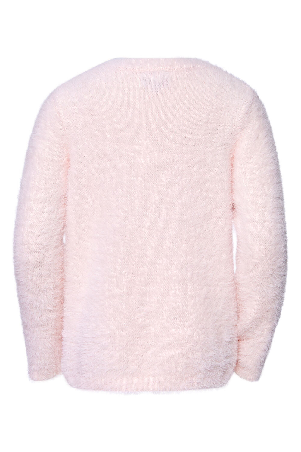 Light pink fluffy store sweater