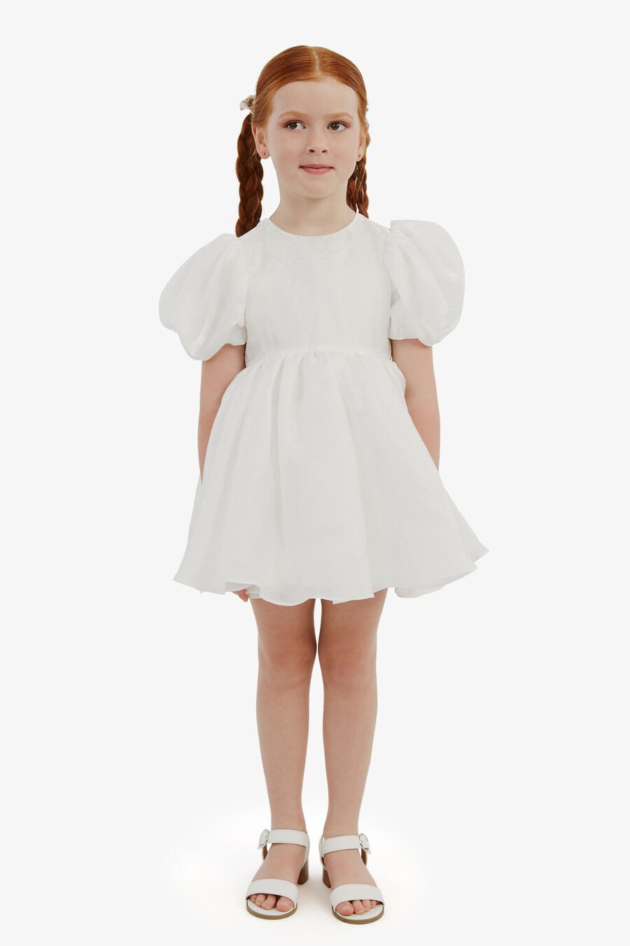 JULIET ORGANZA MINI DRESS in colour ORCHIDWHT