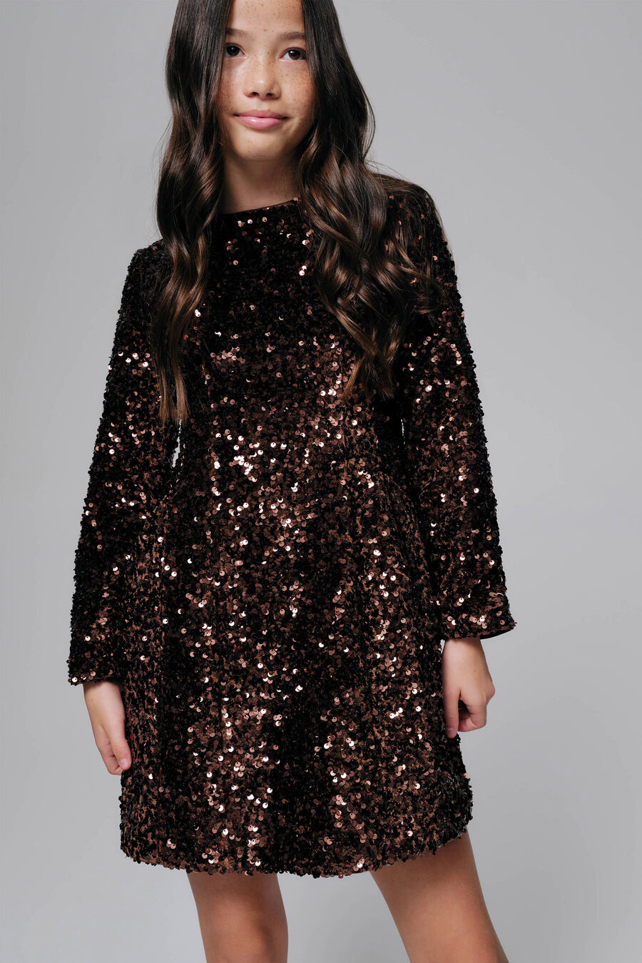 Girls Juniper Sequin Mini Dress