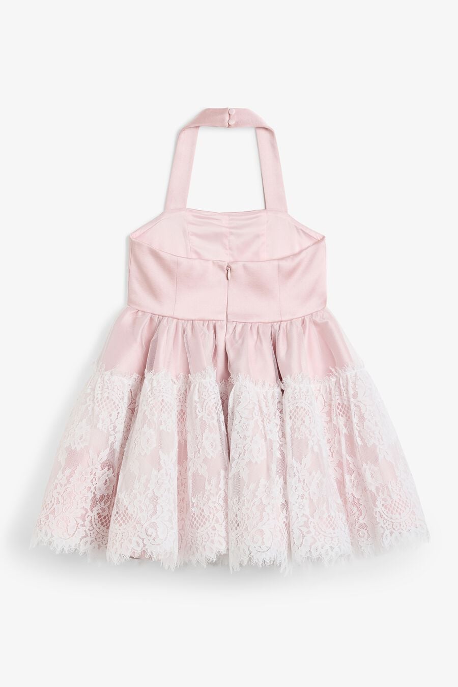 Girls Elizabeth Lace Trim Dress