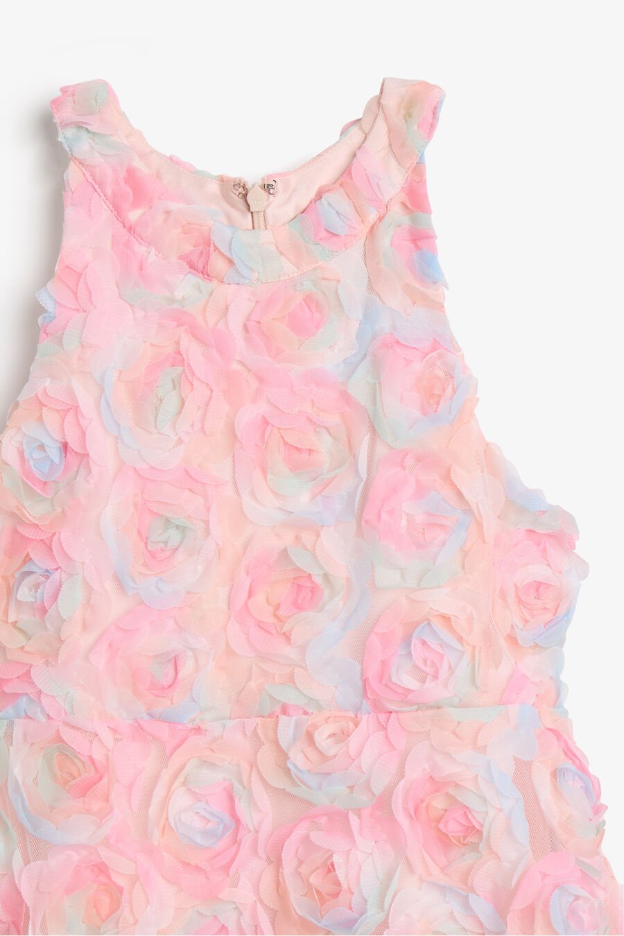 RAINBOW FLORETTE MINI DRESS in colour RAINBOW