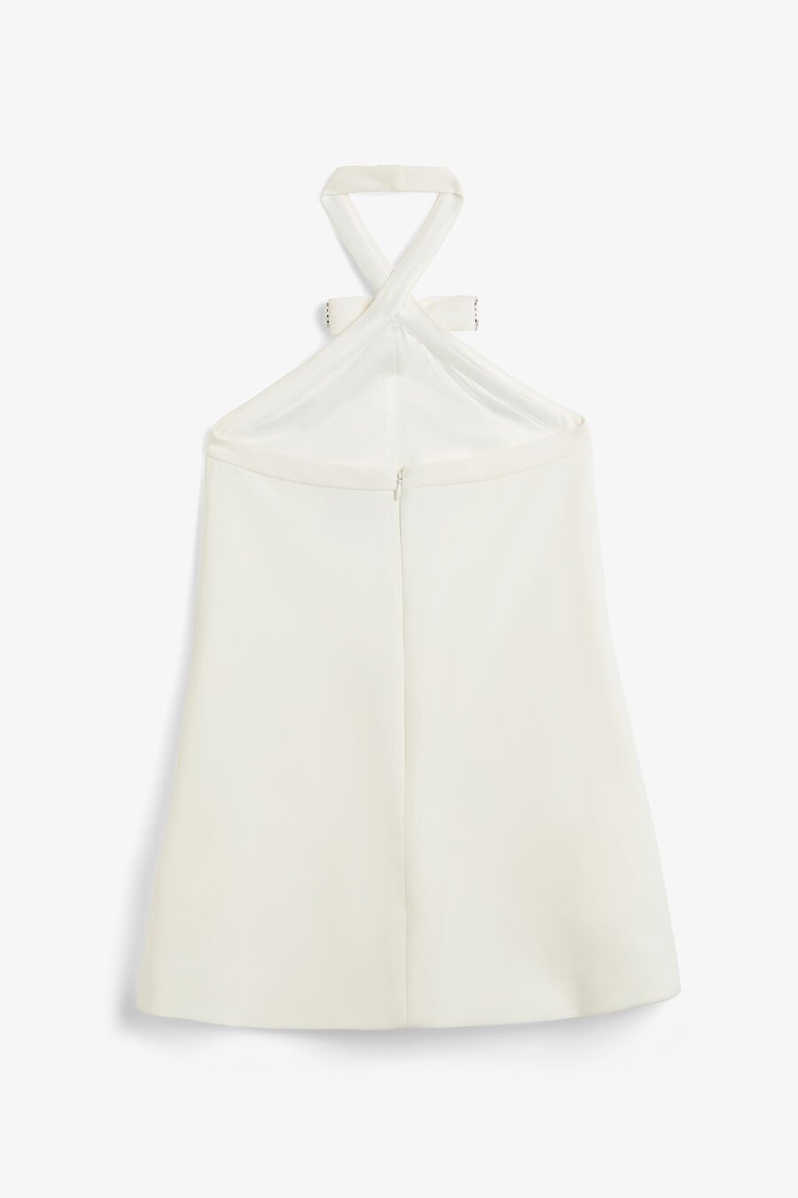 TIFFANY DIAMANTE MINI DRESS in colour Orchid White