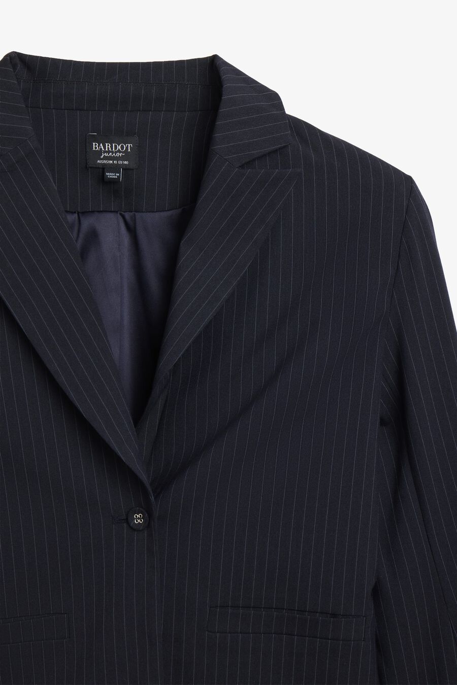 CHARLES PIN STRIPE BLAZER in colour Navy Pinstripe