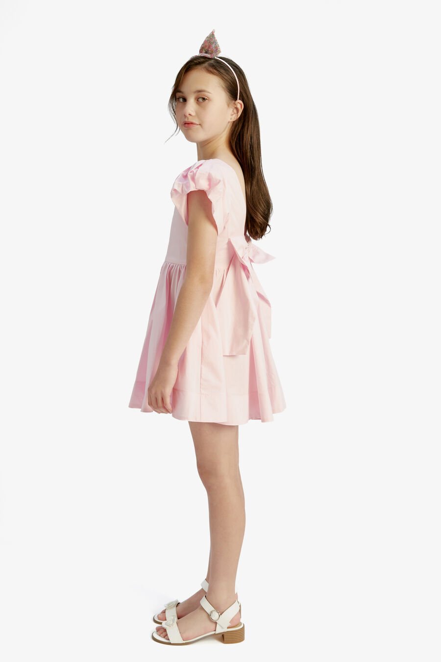 LANAI POPLIN DRESS in colour BLISS PINK