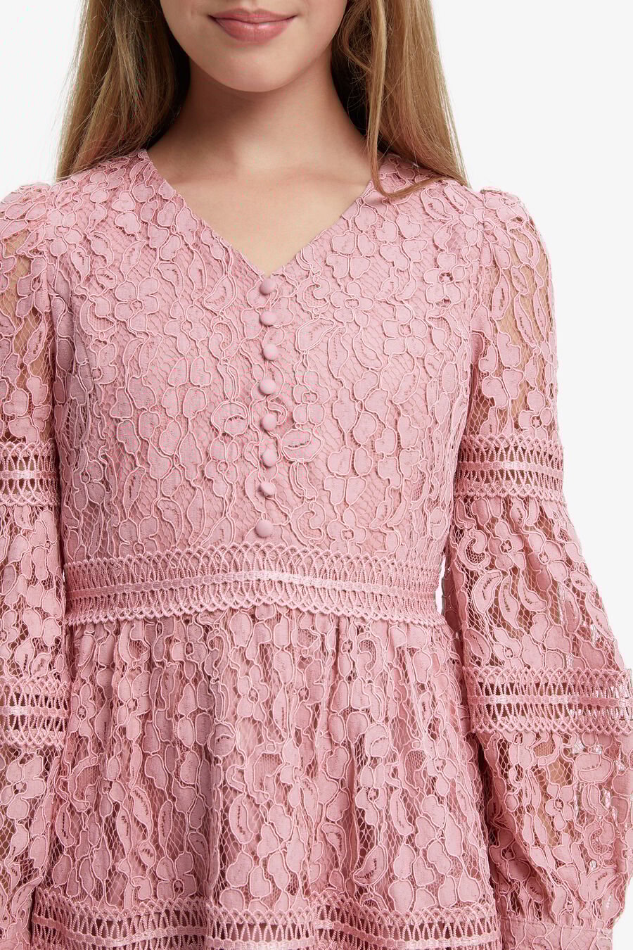 Girls Venice Lace Dress