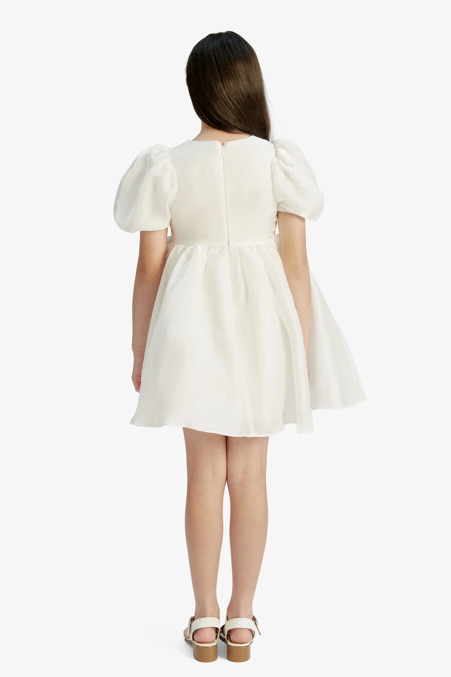 JULIET MINI DRESS in colour ORCHIDWHT