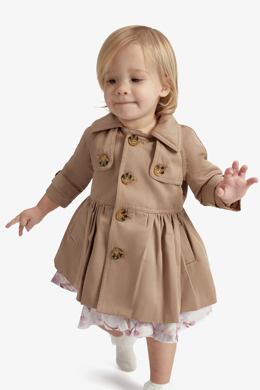 MIA CLASSIC TRENCH in colour TAN