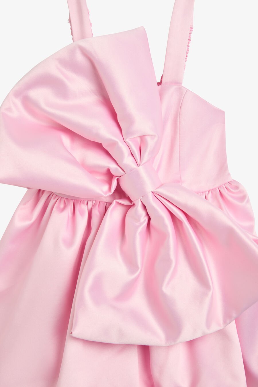 RAE BUBBLE MINI DRESS in colour PINK ICING