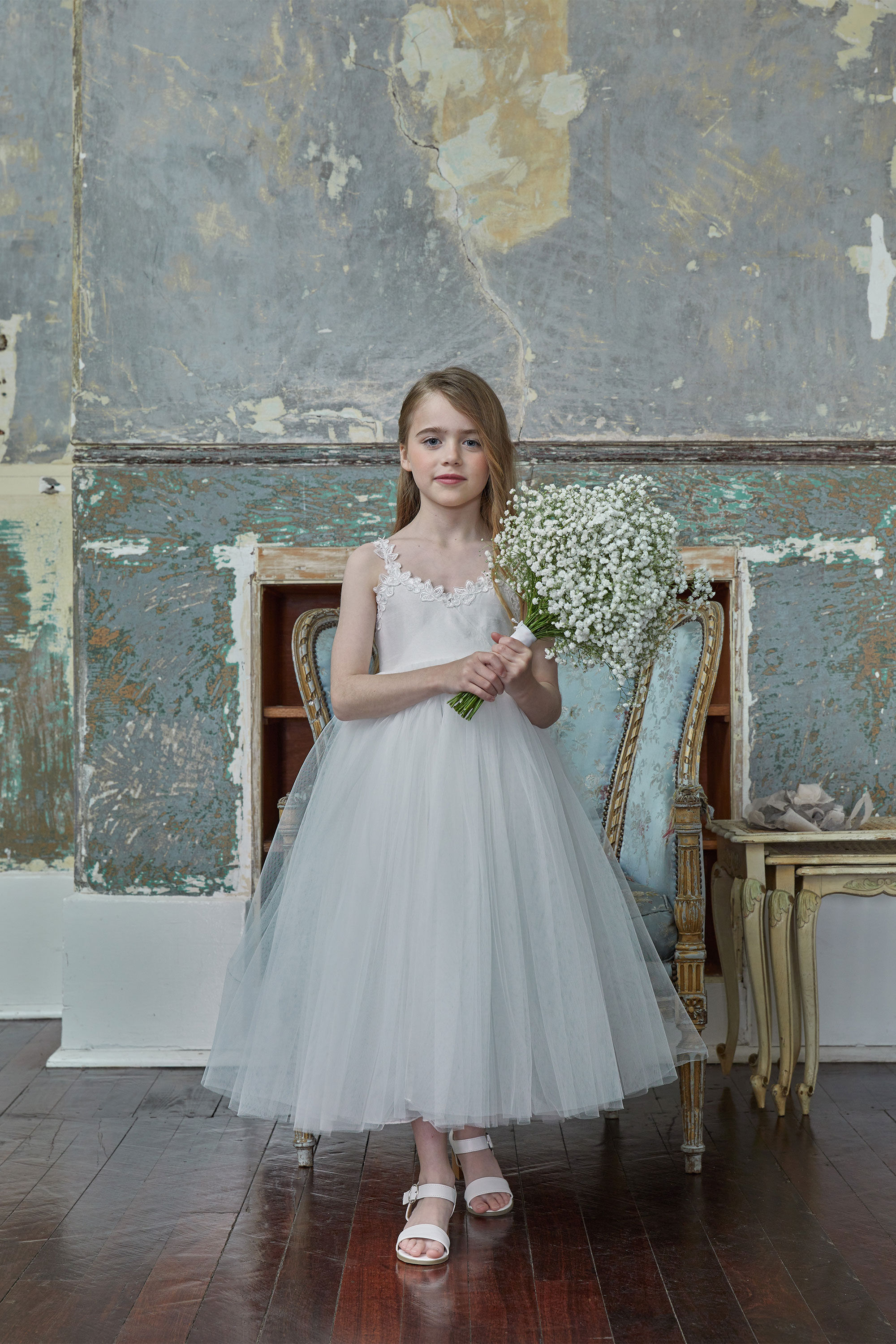 Bardot flower girl dress sales