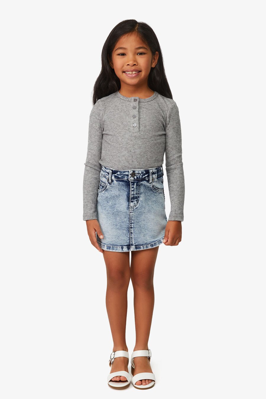Girls Nori Mini Denim Skirt