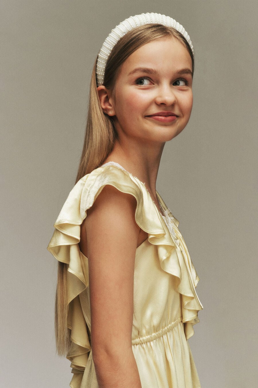TIFFANY HEADBAND in colour Ivory