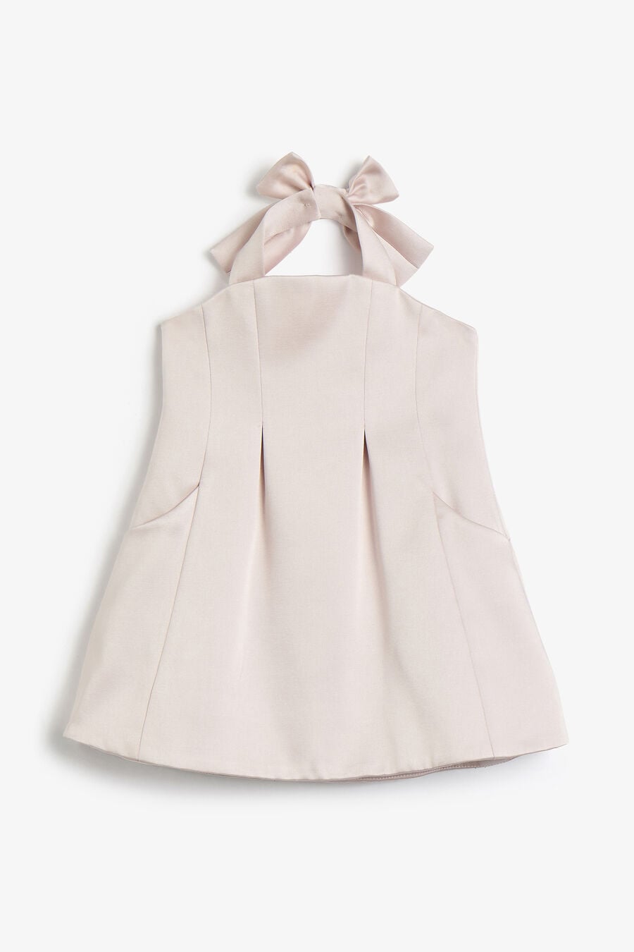Baby Girl Amina Satin Halter Dress