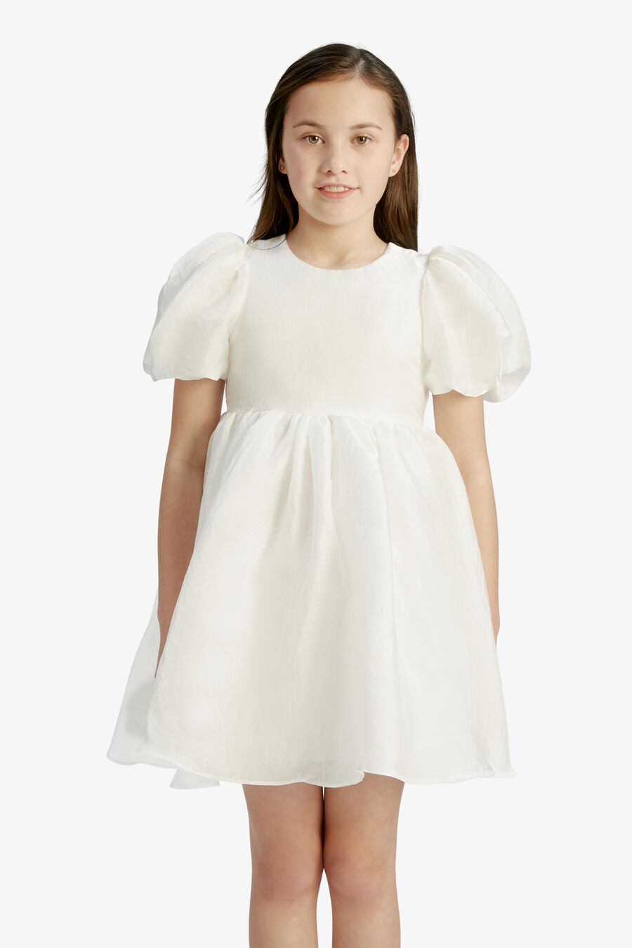JULIET MINI DRESS in colour ORCHIDWHT