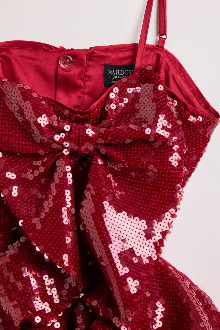 Girls Tulip Sequin Bow Dress