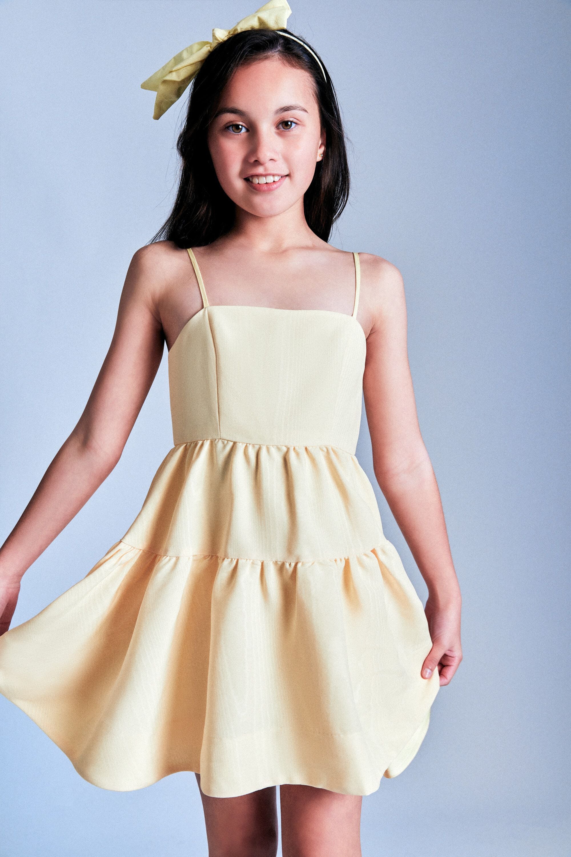 bardot yellow mini dresses black friday 2024 sale Ashta Corset Mini Dress In Soft Yellw