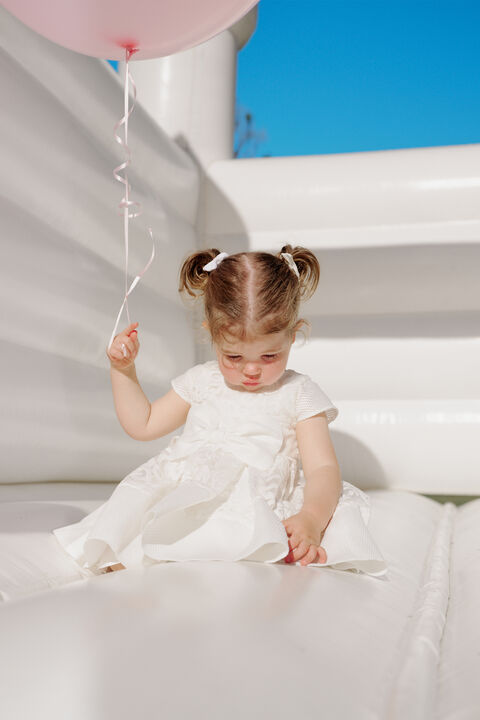 AVA STARLET DRESS in colour SNOW WHITE