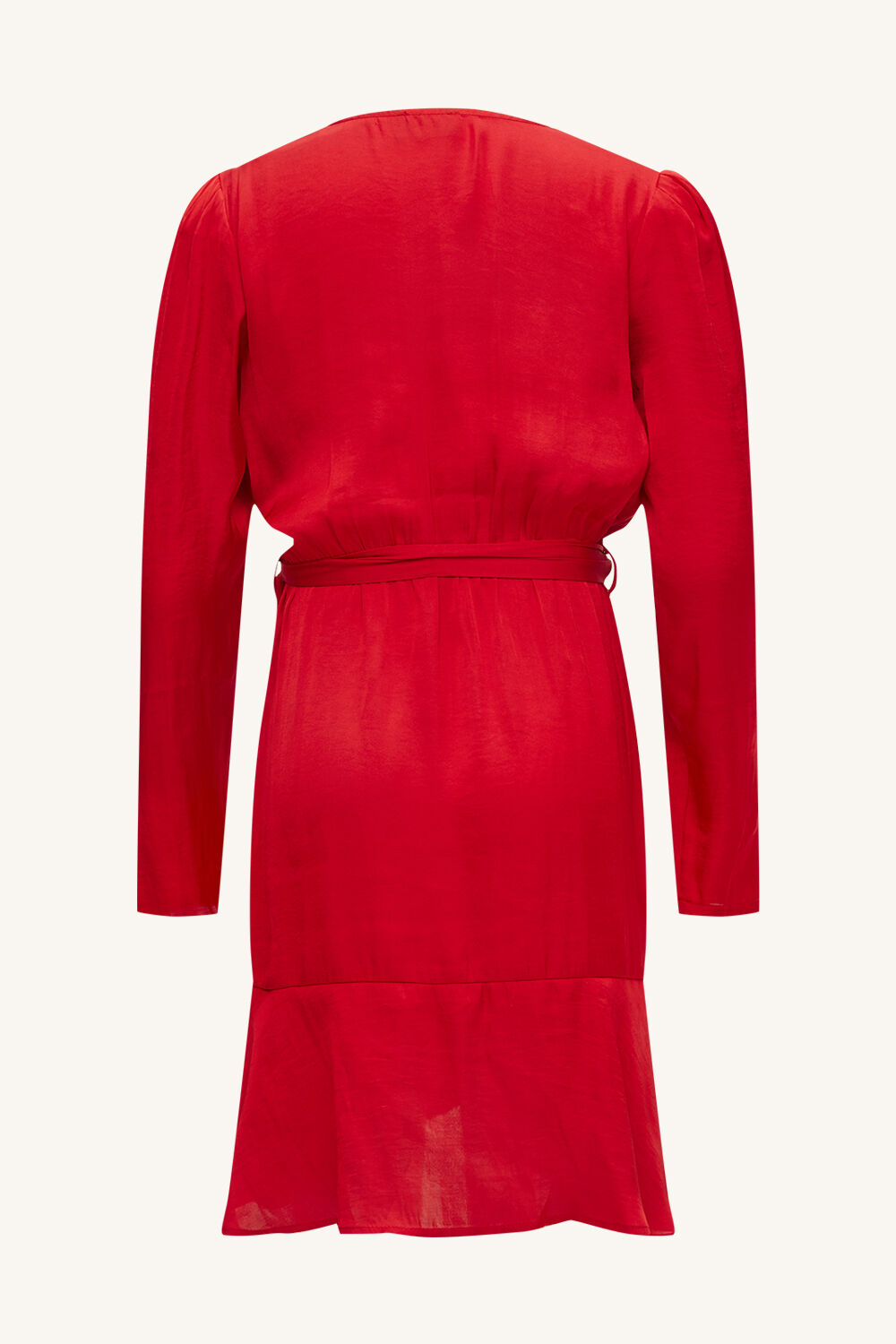 GIRLS WINONA WRAP DRESS in colour FIESTA