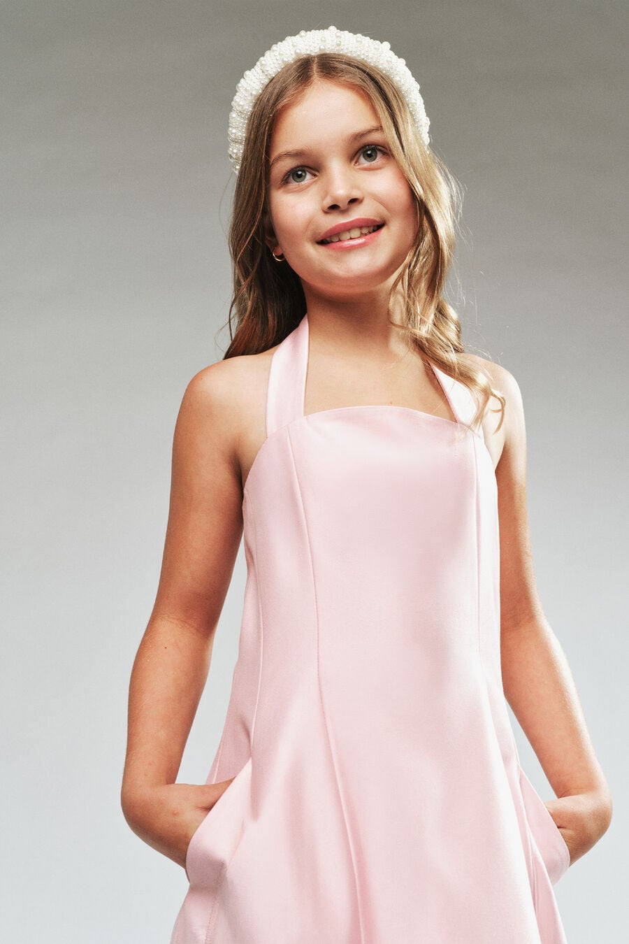 Girls Portia Halter Dress