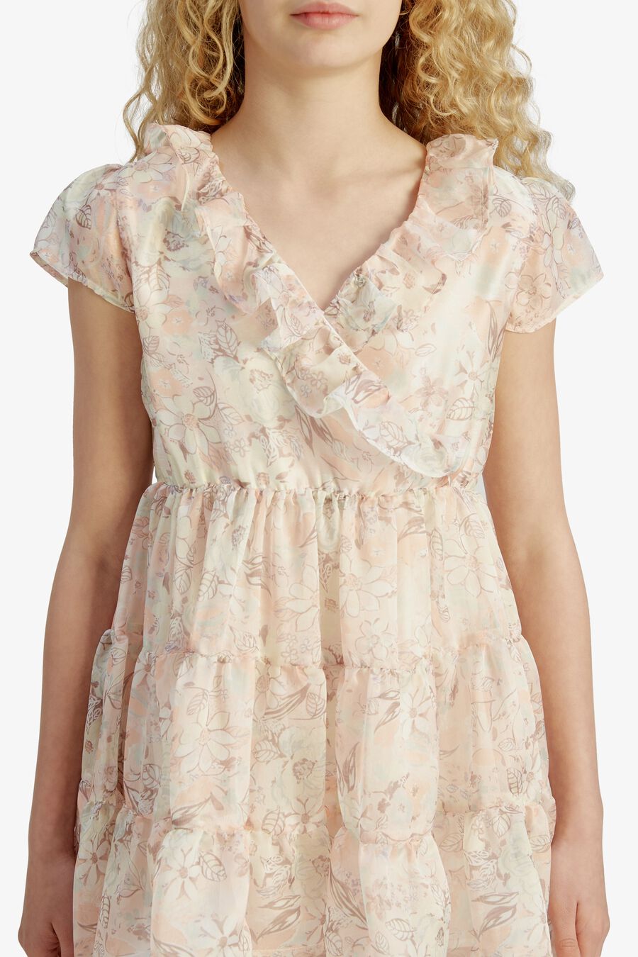 TATUM MINI DRESS in colour Sunset Floral