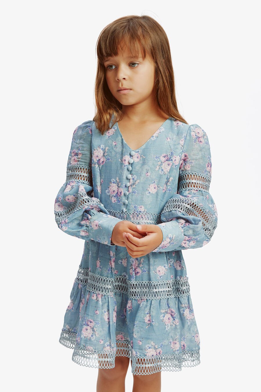 Girls Venice Floral Mini Dress