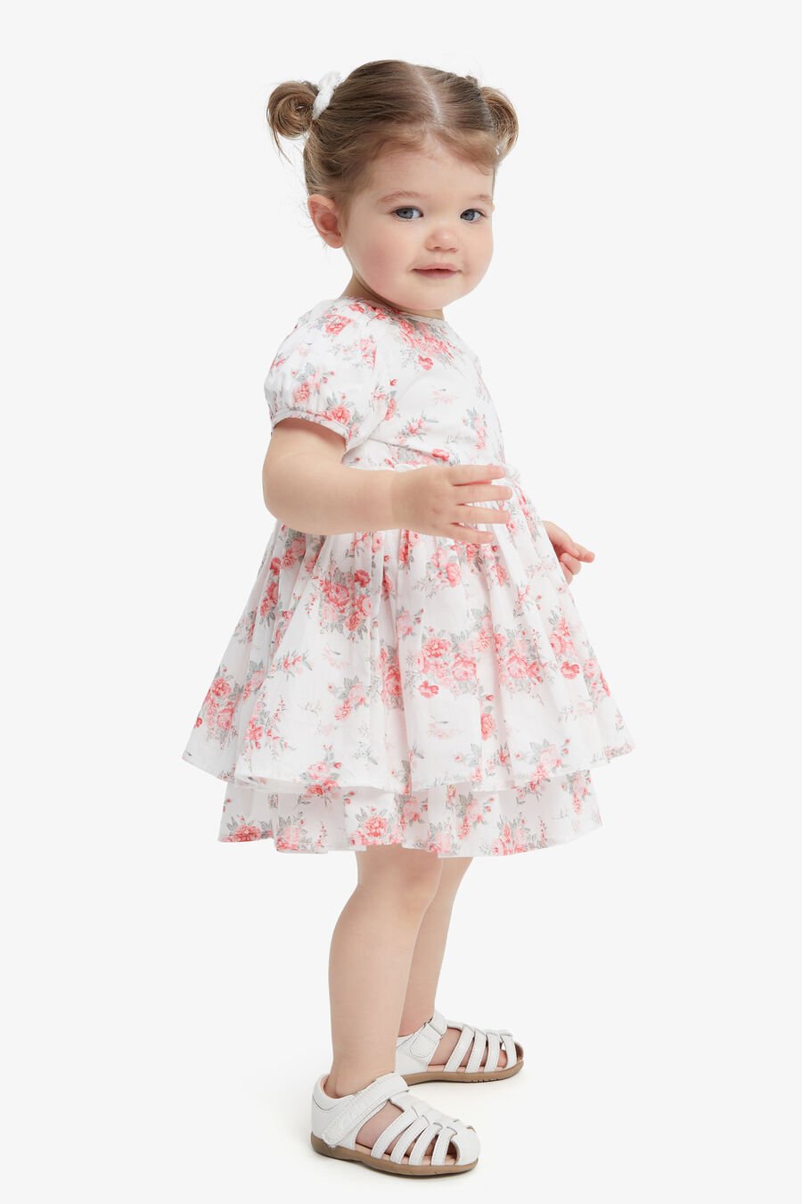 LANI FLORAL MINI DRESS in colour WILD ROSE