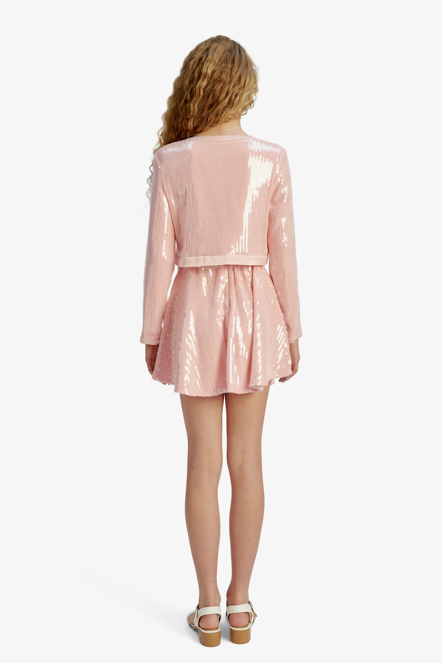 NOAH SEQUIN SKIRT in colour PINK ICING