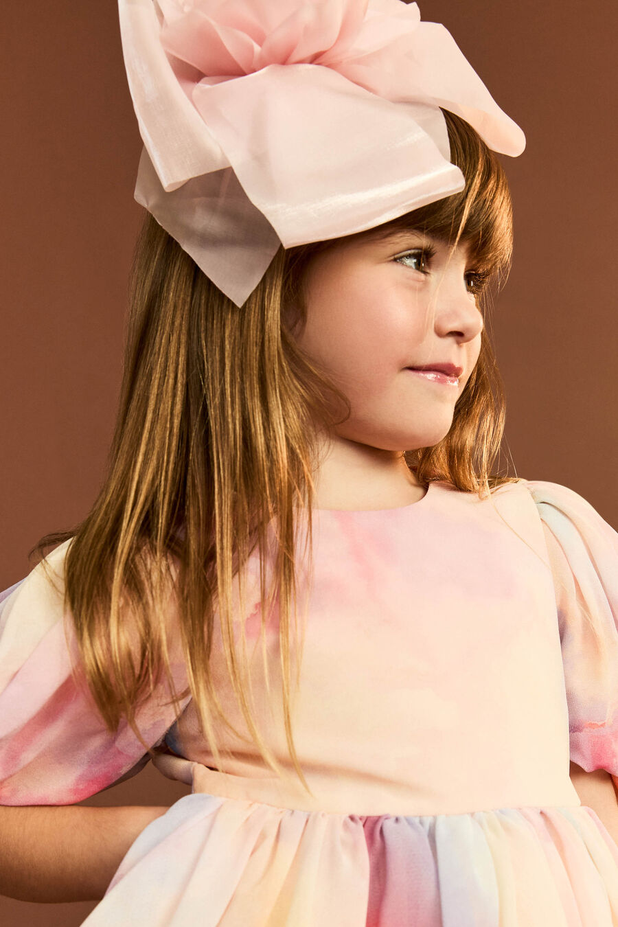 Girls Juliet Tie Dye Mini Dress