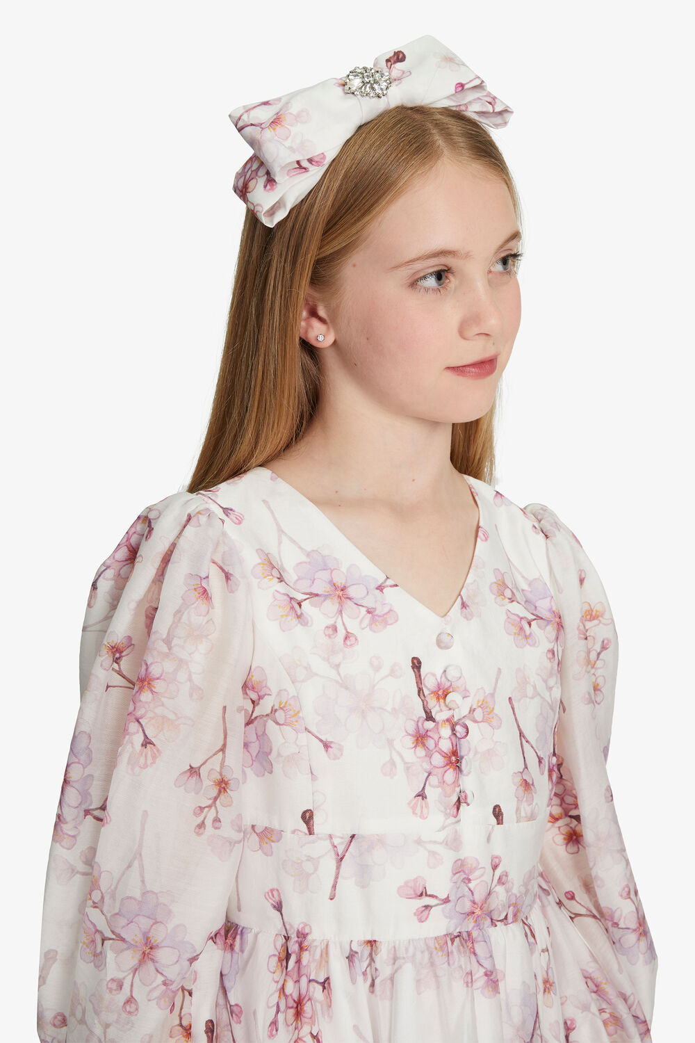 GIRLS RAISA MINI DRESS in colour BLOSSOM
