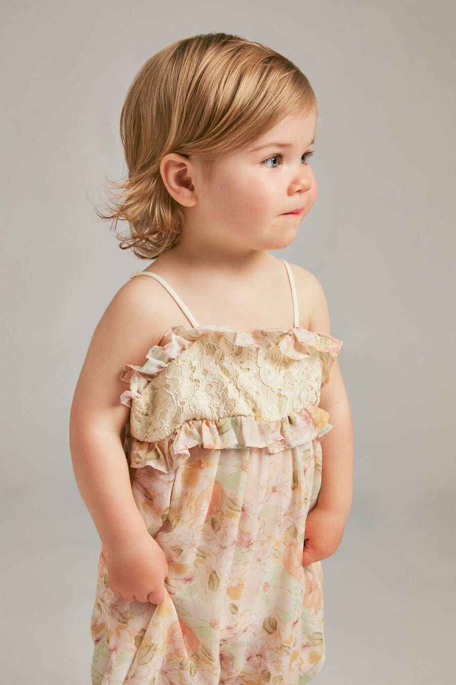 Baby Girl Anna Floral Romper