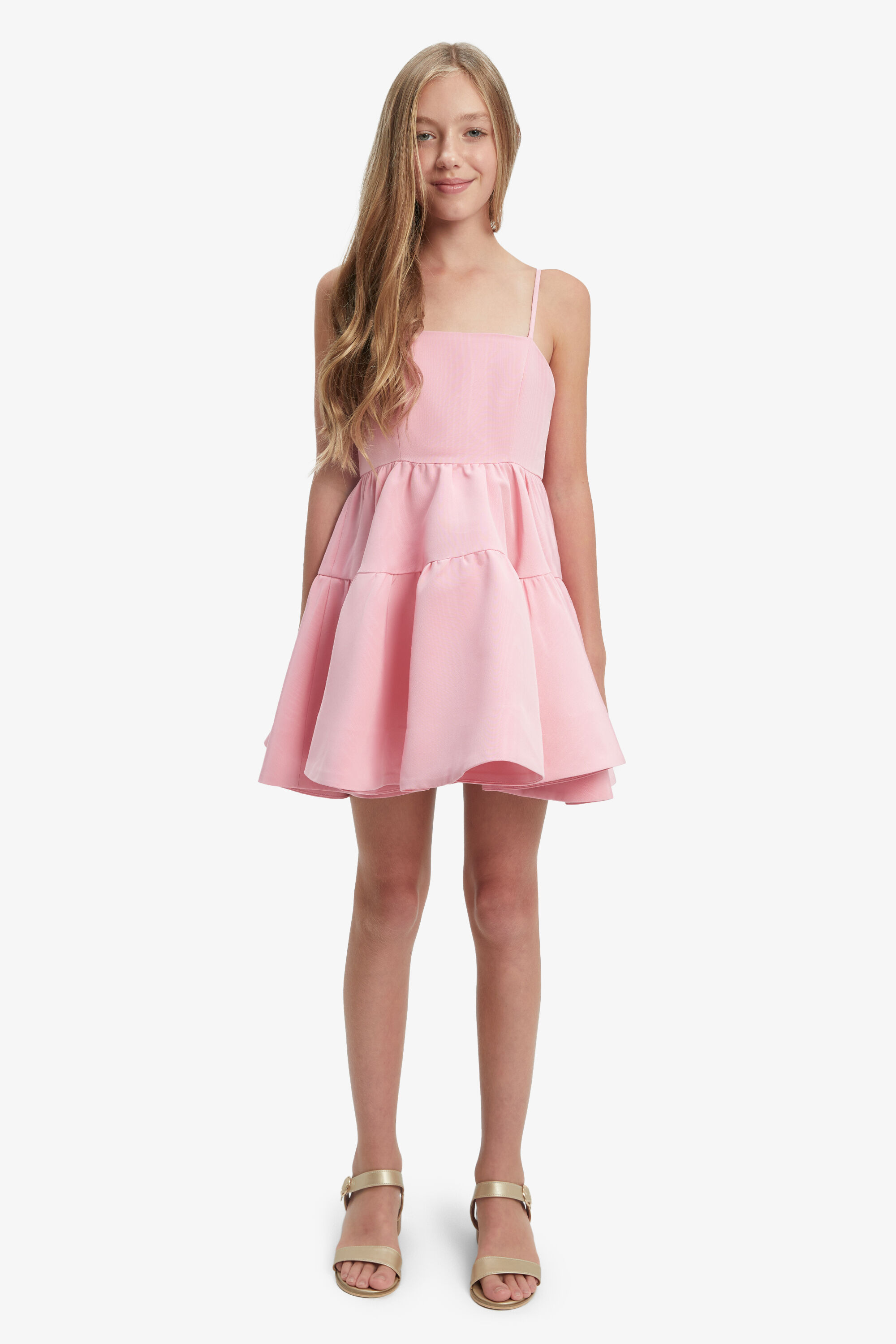 CHARLOTTE MINI DRESS IN BLISS PINK
