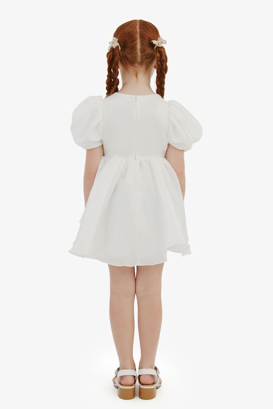 JULIET ORGANZA MINI DRESS in colour ORCHIDWHT