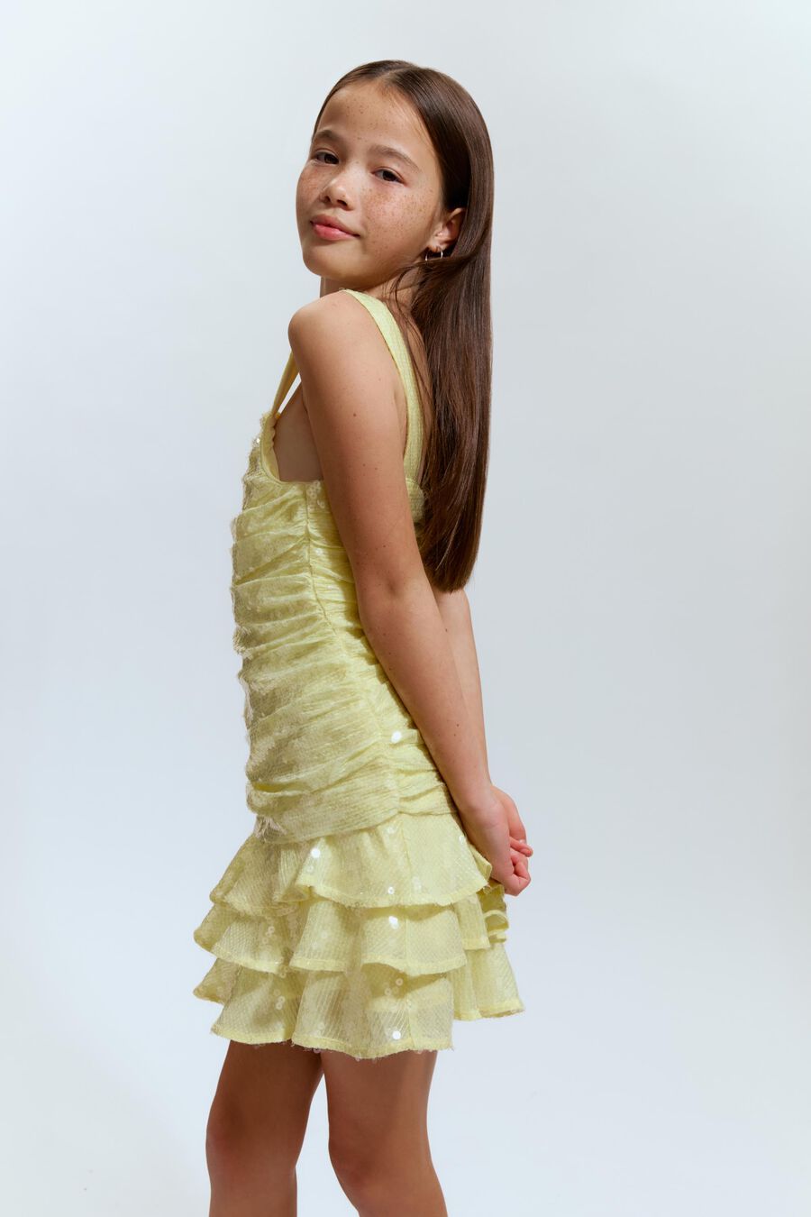Girls Lia Sequin Dress