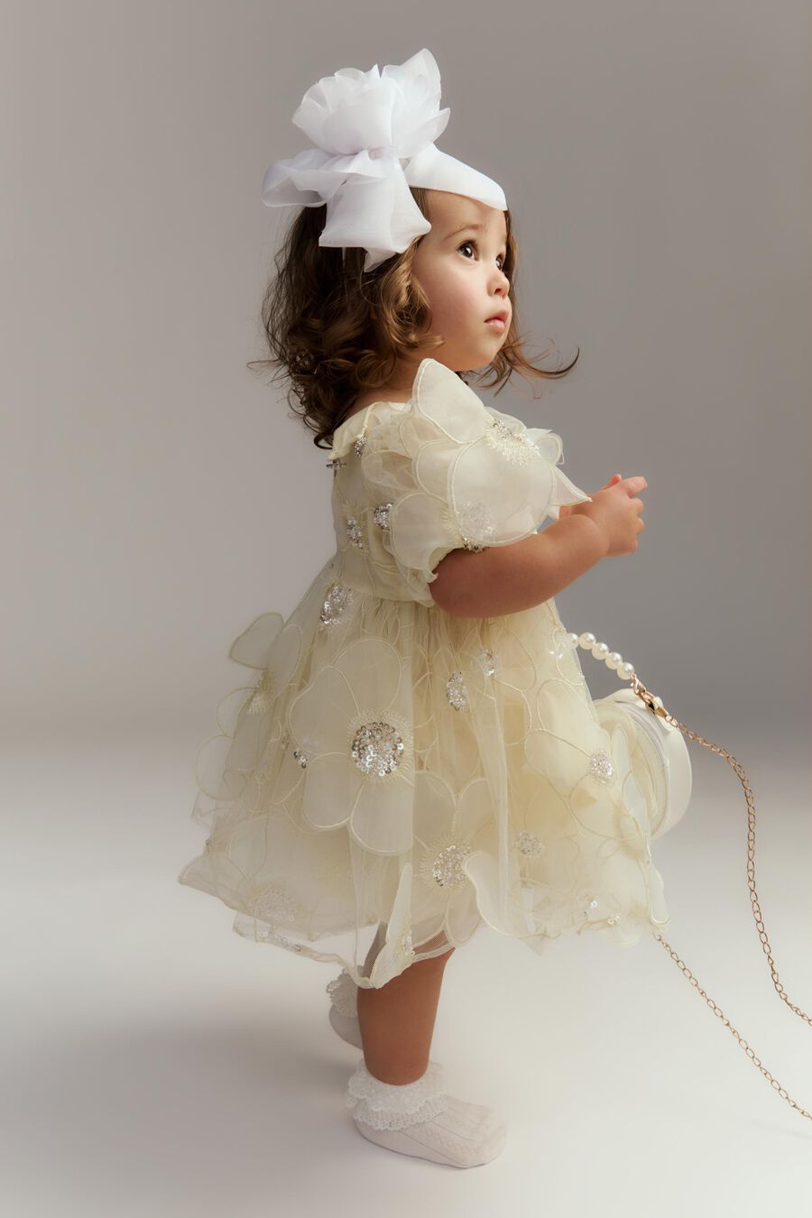 Baby Jamie Flowers Heart Dress