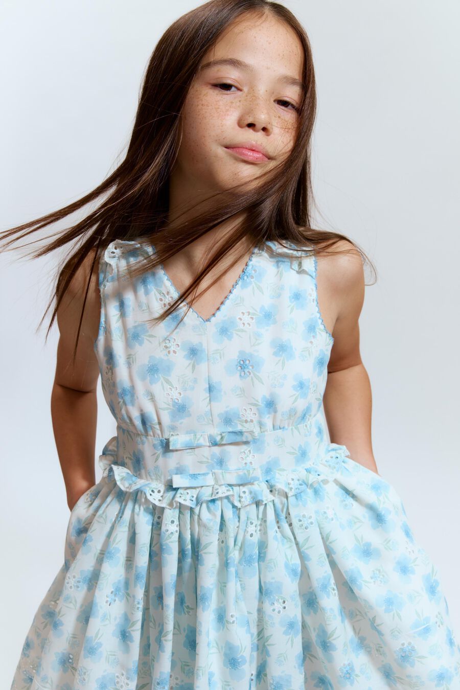 Girls Annie Floral Mini Dress