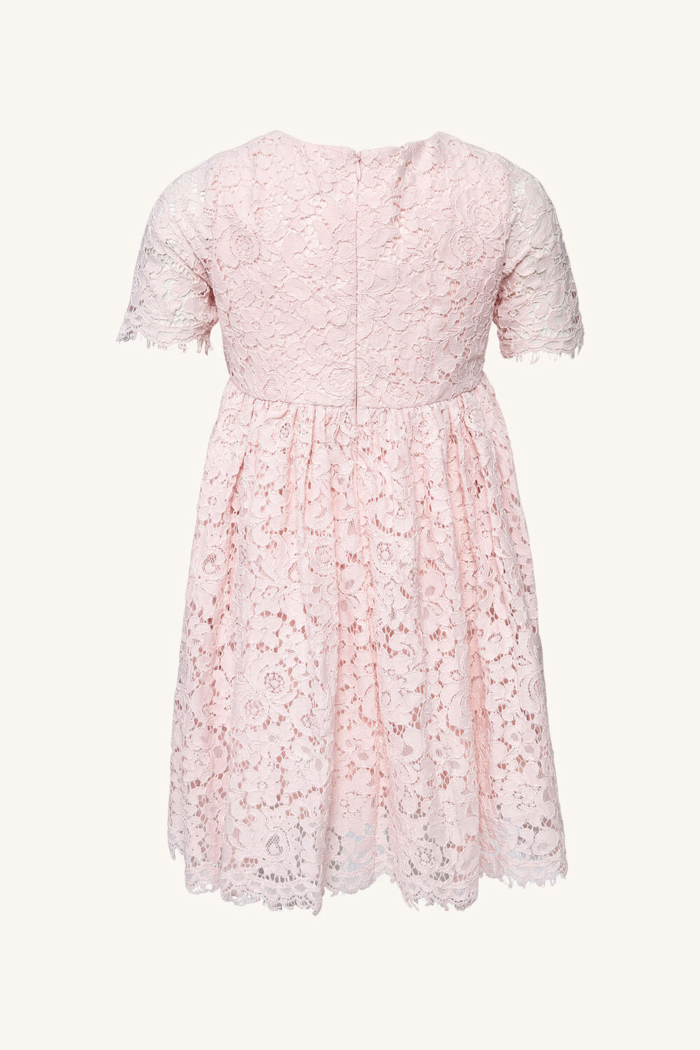 Girls BAILEE LACE DRESS in colour METEORITE