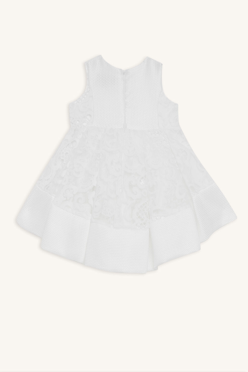 BABY GIRL AVA STARLET DRESS in colour SNOW WHITE