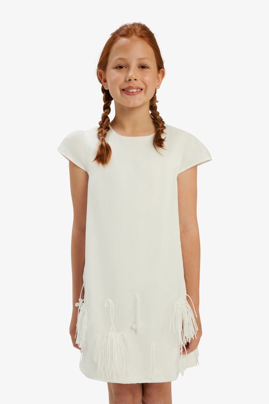 ZURI FLORAL DRESS in colour ORCHIDWHT