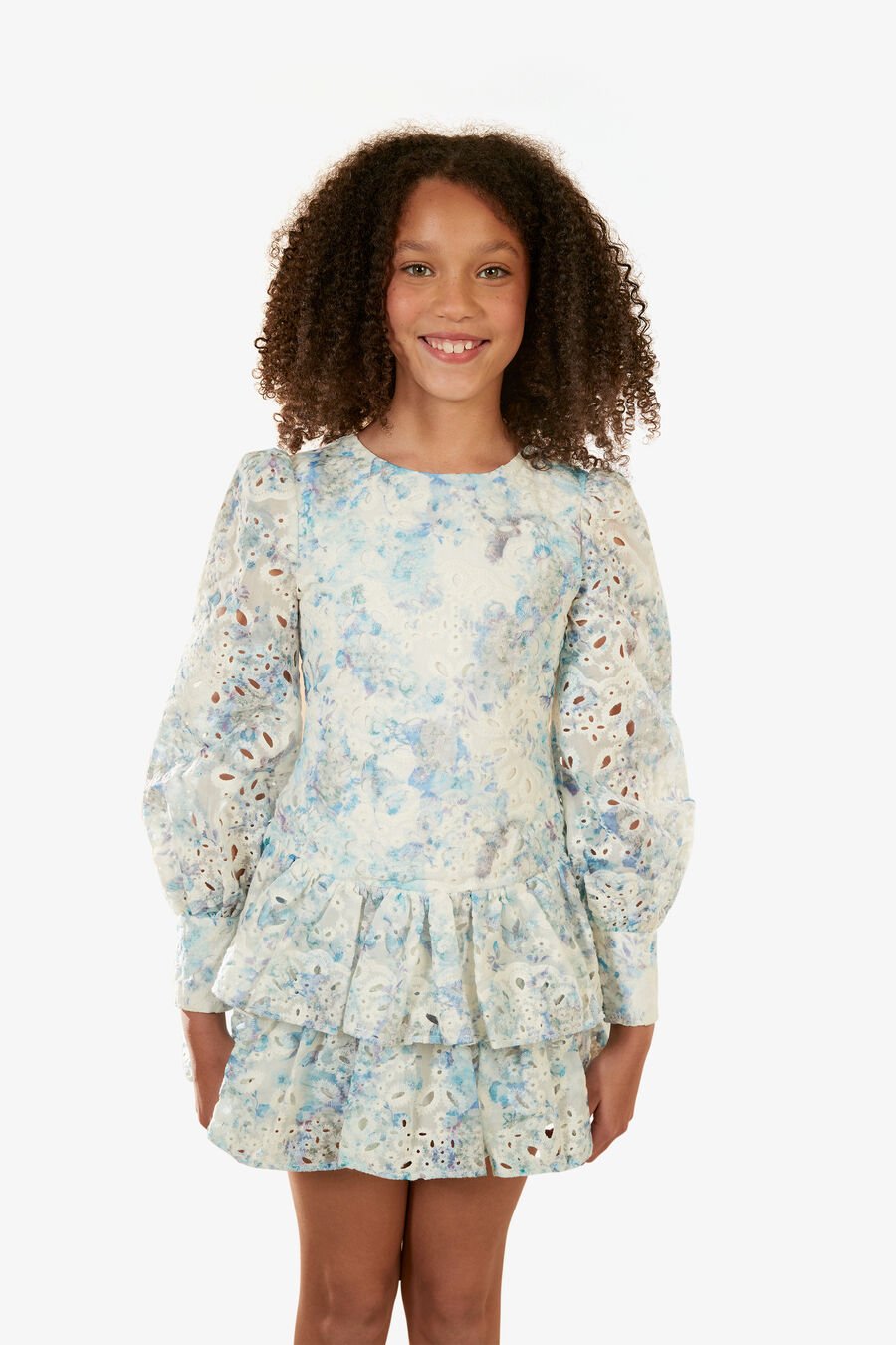 Girls Alexa Broderie Dress