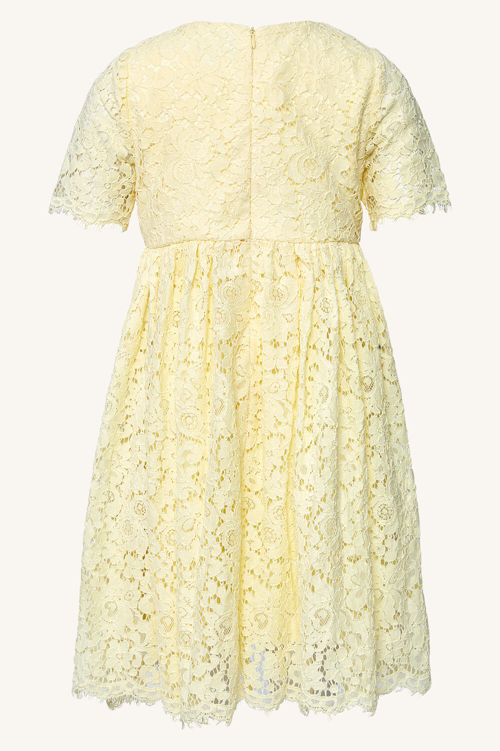 Girls BAILEE LACE DRESS in colour BUTTERCUP