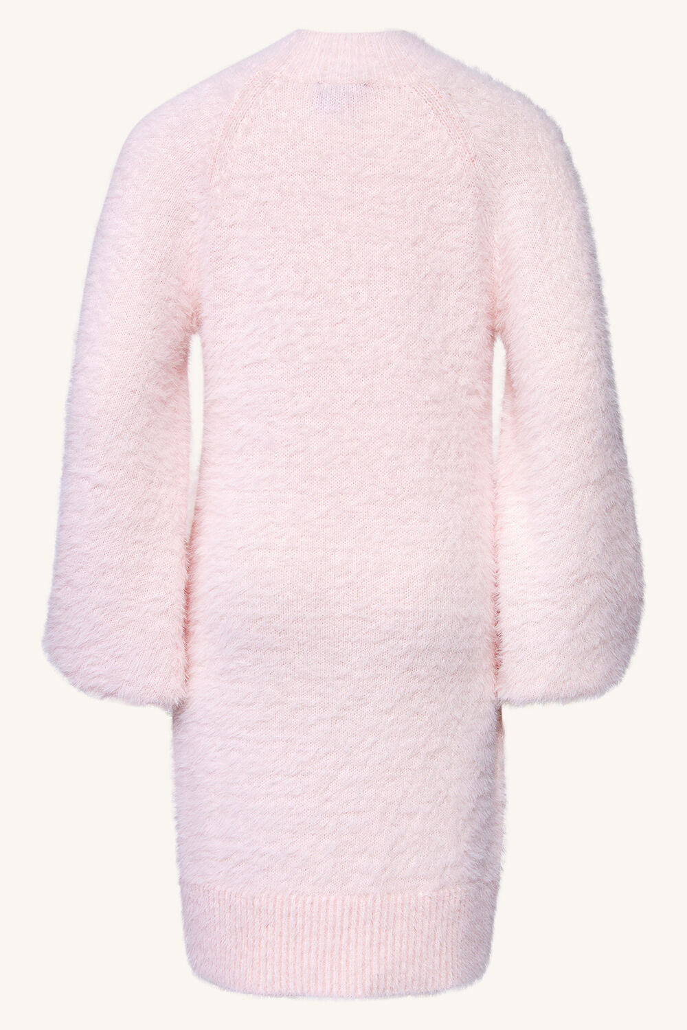 GIRLS BELL SLV KNIT DRESS in colour DESERT SAND