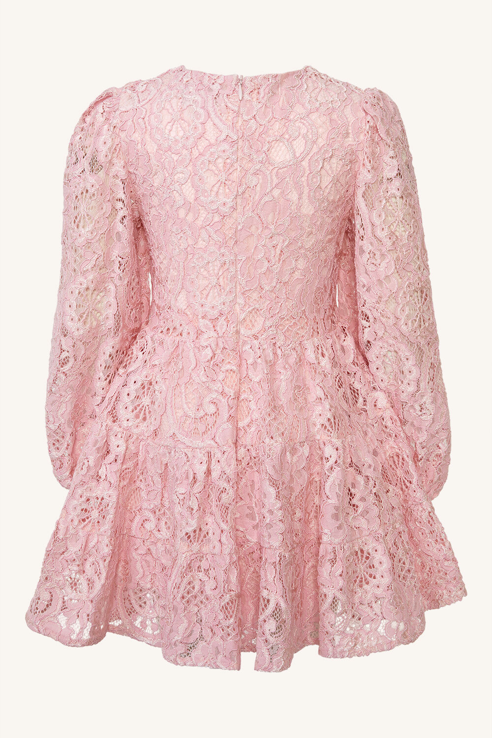 GIRLS ELLA LACE DRESS in colour SOFT PINK