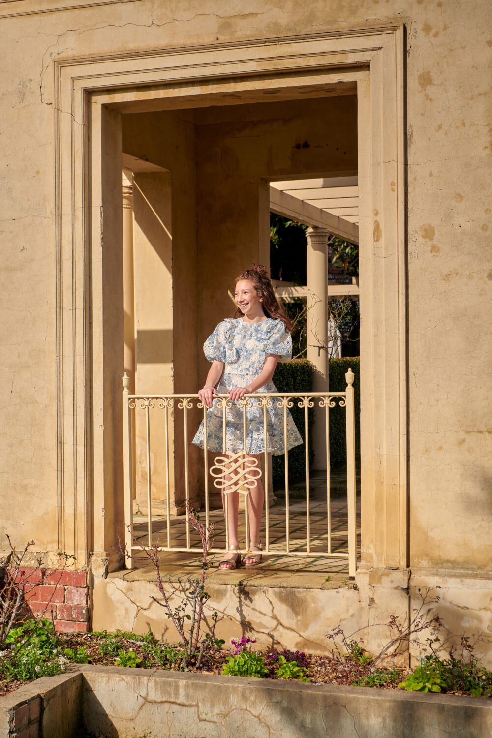 ANNIKA MINI DRESS in colour MOOD INDIGO