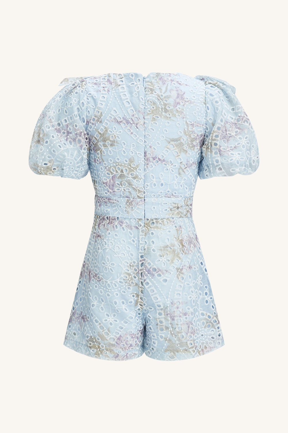 GIRLS IRIS FLORAL PLATSUIT in colour CAVIAR