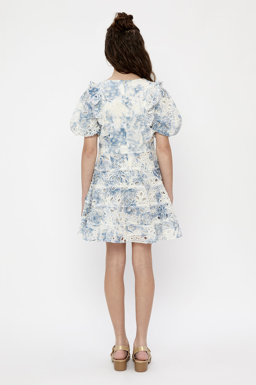 ANNIKA MINI DRESS in colour MOOD INDIGO