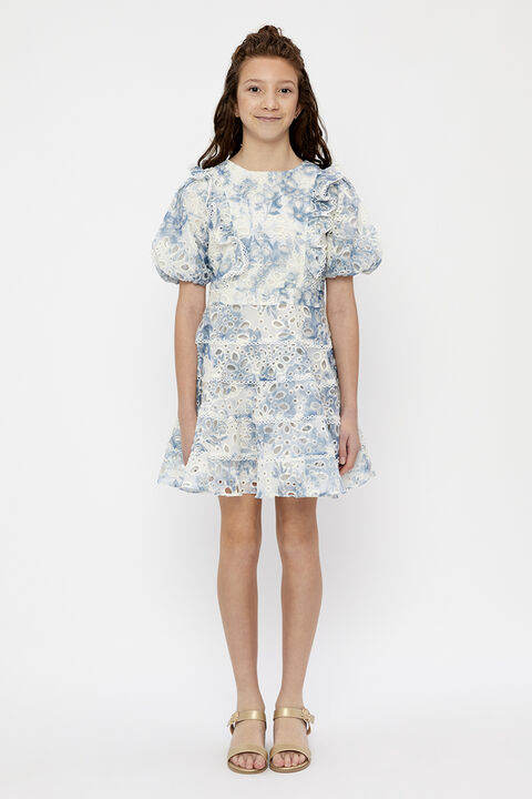 ANNIKA MINI DRESS in colour MOOD INDIGO