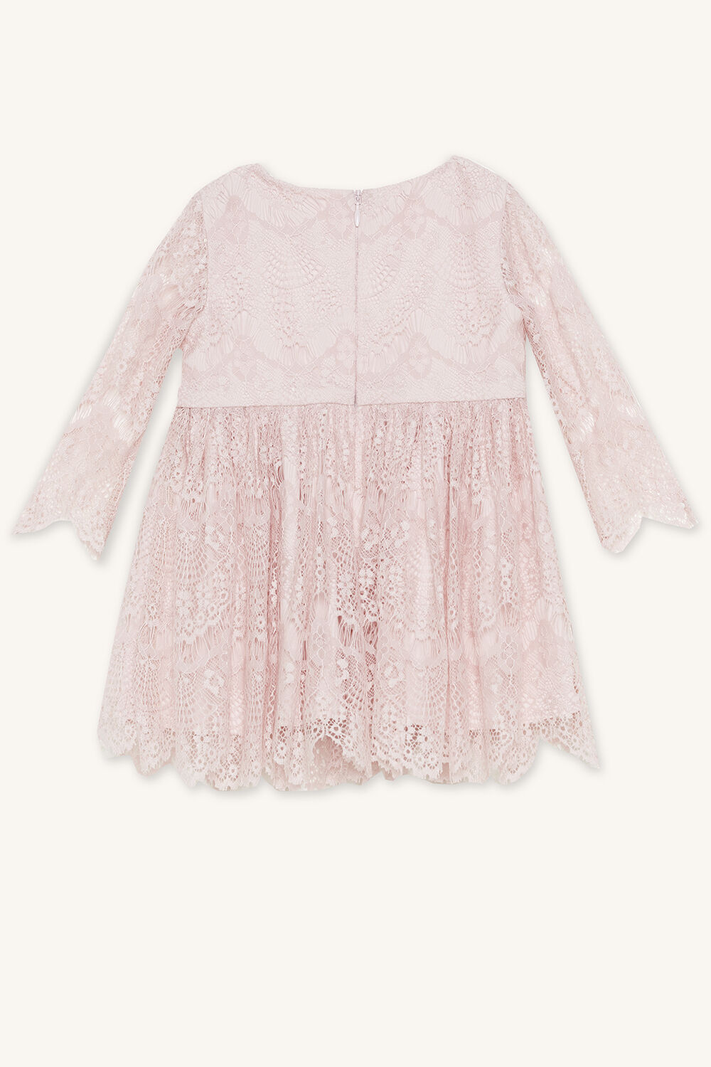 BABY GIRL GERTRUDE LACE DRESS in colour POTPOURRI