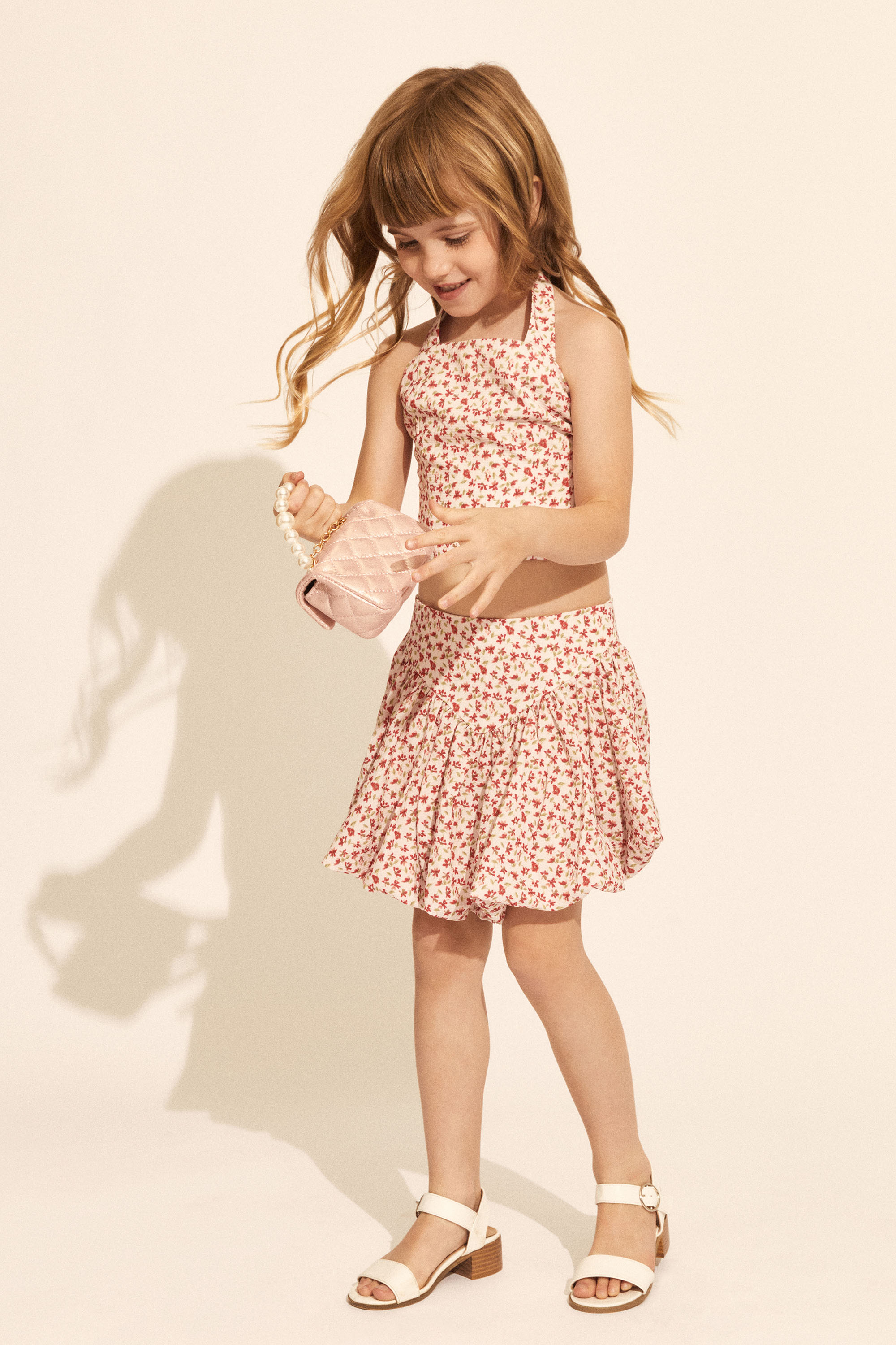 Bardot Junior Girls Nakita Skirt In Red Ditsy