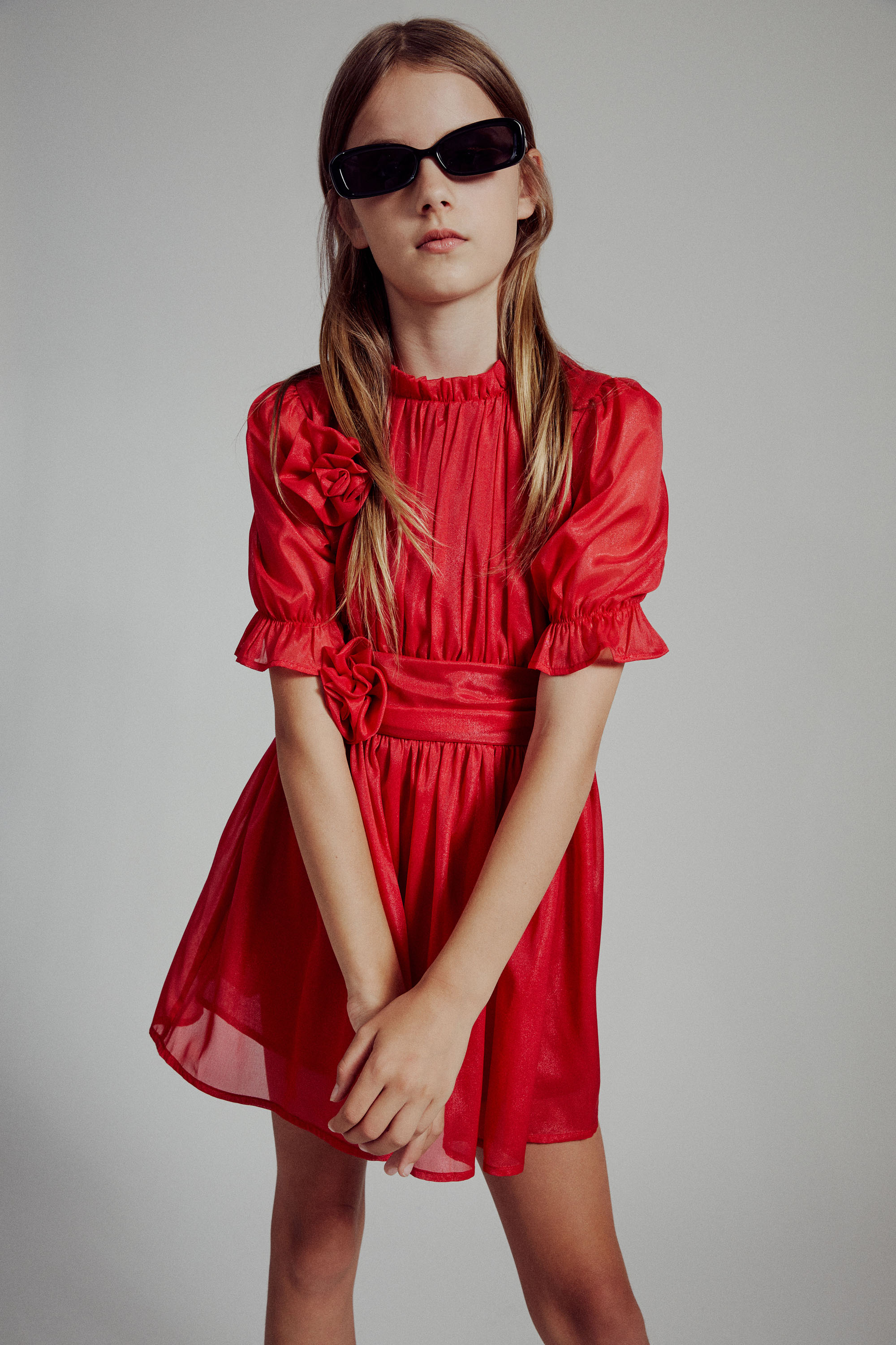 Bardot Junior Girls Mercer Mini Dress In Deep Red